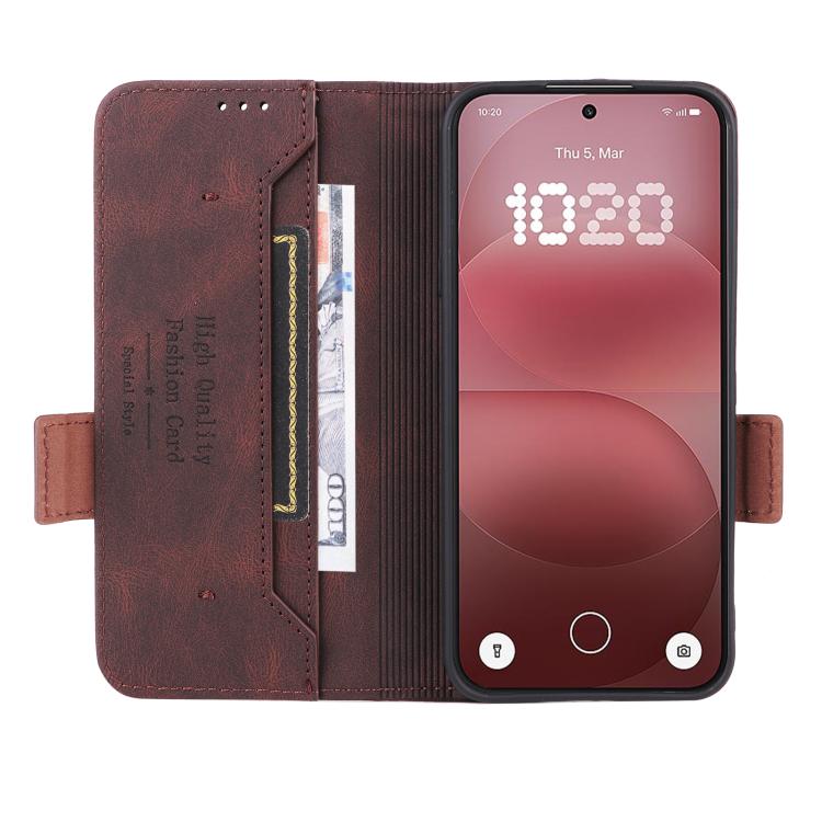 Magnetic Clasp Leather Phone Case, For Nothing Phone 4a Pro, For Nothing Phone 4a, For Nothing Phone 3a Lite, For Nothing Phone 2a, For Nothing Phone 2