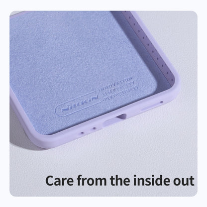 NILLKIN Skin Feel Liquid Silicone Phone Case With Finger Strap, For Samsung Galaxy Z Flip5