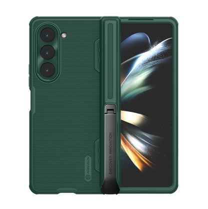 NILLKIN Frosted Fold PC + TPU Phone Case with Holder, For Samsung Galaxy Z Fold5