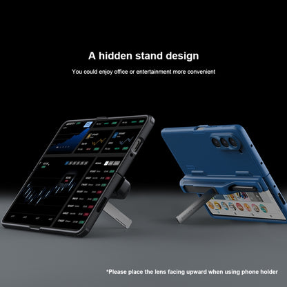 NILLKIN Frosted Fold PC + TPU Phone Case with Pen Slot, For Samsung Galaxy Z Fold5