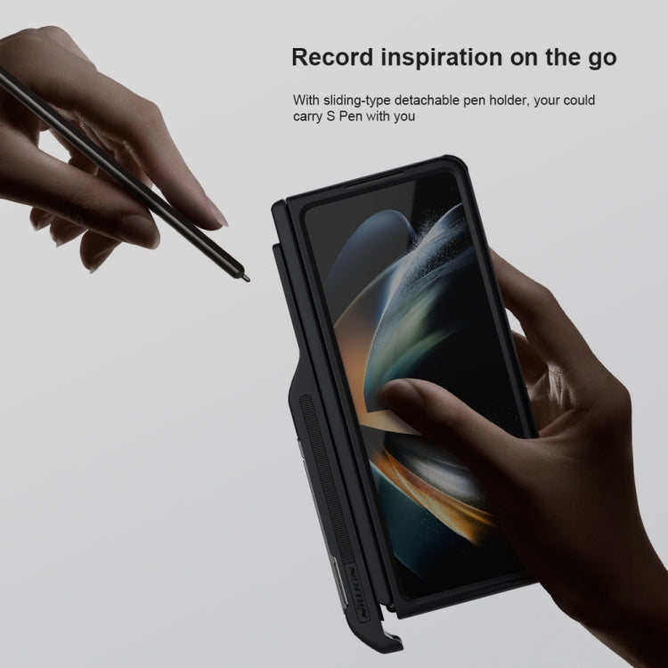NILLKIN Frosted Fold PC + TPU Phone Case with Pen Slot, For Samsung Galaxy Z Fold5