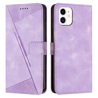 Dream Triangle Leather Phone Case with Lanyard