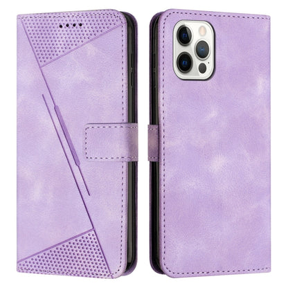 Dream Triangle Leather Phone Case with Lanyard