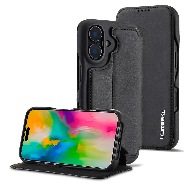 LC.IMEEKE Hon Ancient Series Flip Leather Phone Case, For iPhone 18 Pro / 17 Pro, For iPhone 18 Pro Max / 17 Pro Max, For iPhone 17, For iPhone 17 Air, For iPhone 16 Pro Max, For iPhone 16 Pro, For iPhone 16 Plus, For iPhone 16, For iPhone 15 Pro Max  ...