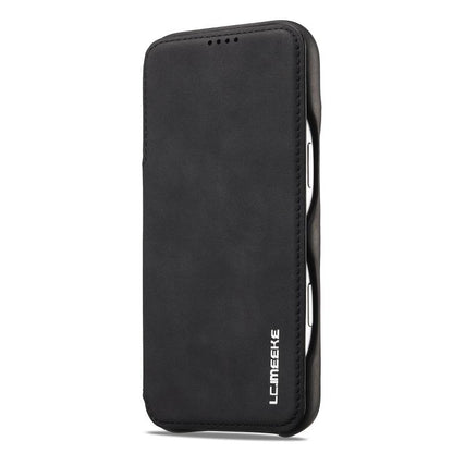 LC.IMEEKE Hon Ancient Series Flip Leather Phone Case, For iPhone 18 Pro / 17 Pro, For iPhone 18 Pro Max / 17 Pro Max, For iPhone 17, For iPhone 17 Air, For iPhone 16 Pro Max, For iPhone 16 Pro, For iPhone 16 Plus, For iPhone 16, For iPhone 15 Pro Max  ...