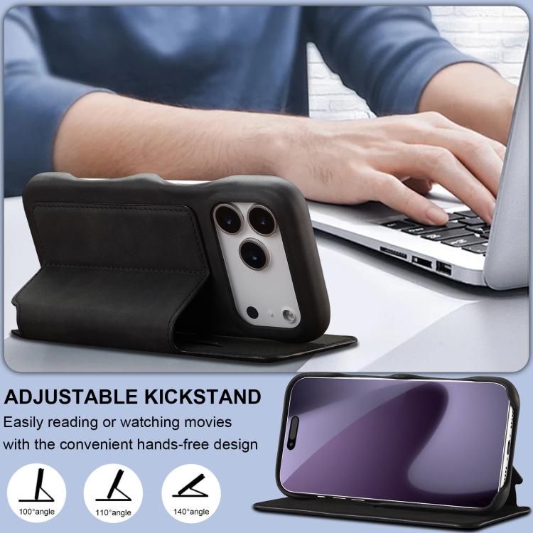 LC.IMEEKE Hon Ancient Series Flip Leather Phone Case, For iPhone 18 Pro / 17 Pro, For iPhone 18 Pro Max / 17 Pro Max, For iPhone 17, For iPhone 17 Air, For iPhone 16 Pro Max, For iPhone 16 Pro, For iPhone 16 Plus, For iPhone 16, For iPhone 15 Pro Max  ...