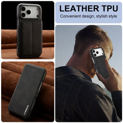 LC.IMEEKE Hon Ancient Series Flip Leather Phone Case, For iPhone 18 Pro / 17 Pro, For iPhone 18 Pro Max / 17 Pro Max, For iPhone 17, For iPhone 17 Air, For iPhone 16 Pro Max, For iPhone 16 Pro, For iPhone 16 Plus, For iPhone 16, For iPhone 15 Pro Max  ...