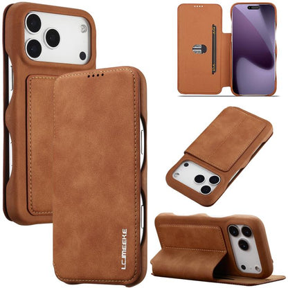 LC.IMEEKE Hon Ancient Series Flip Leather Phone Case, For iPhone 18 Pro / 17 Pro, For iPhone 18 Pro Max / 17 Pro Max, For iPhone 17, For iPhone 17 Air, For iPhone 16 Pro Max, For iPhone 16 Pro, For iPhone 16 Plus, For iPhone 16, For iPhone 15 Pro Max  ...