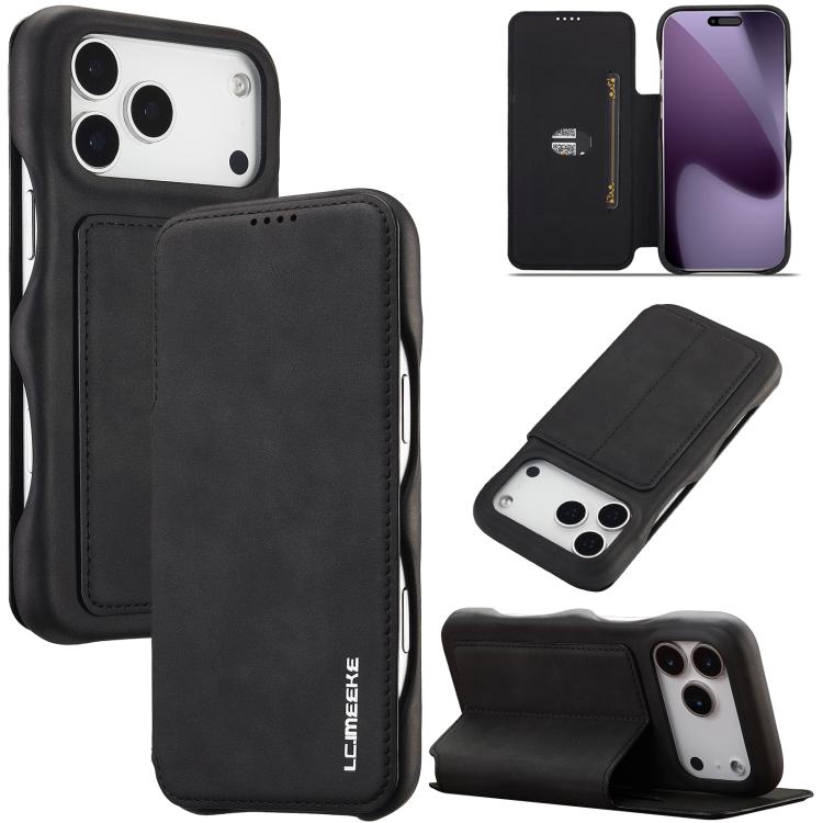 LC.IMEEKE Hon Ancient Series Flip Leather Phone Case, For iPhone 18 Pro / 17 Pro, For iPhone 18 Pro Max / 17 Pro Max, For iPhone 17, For iPhone 17 Air, For iPhone 16 Pro Max, For iPhone 16 Pro, For iPhone 16 Plus, For iPhone 16, For iPhone 15 Pro Max  ...