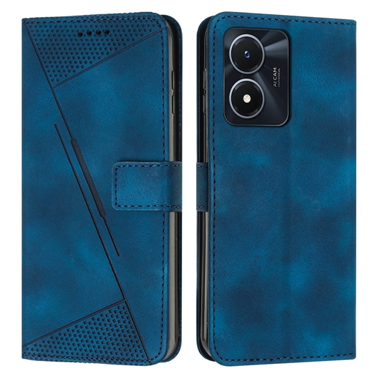 Étui de téléphone en cuir Dream Triangle avec lanière, pour vivo Y15a / Y15s, pour vivo Y21 / Y21s / Y33s, pour vivo Y20 / Y20i, pour vivo Y15 / Y17