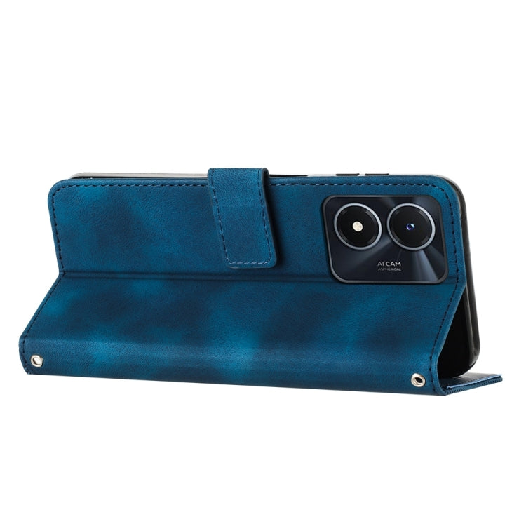 Étui de téléphone en cuir Dream Triangle avec lanière, pour vivo Y15a / Y15s, pour vivo Y21 / Y21s / Y33s, pour vivo Y20 / Y20i, pour vivo Y15 / Y17