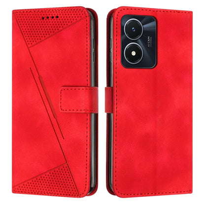Étui de téléphone en cuir Dream Triangle avec lanière, pour vivo Y15a / Y15s, pour vivo Y21 / Y21s / Y33s, pour vivo Y20 / Y20i, pour vivo Y15 / Y17