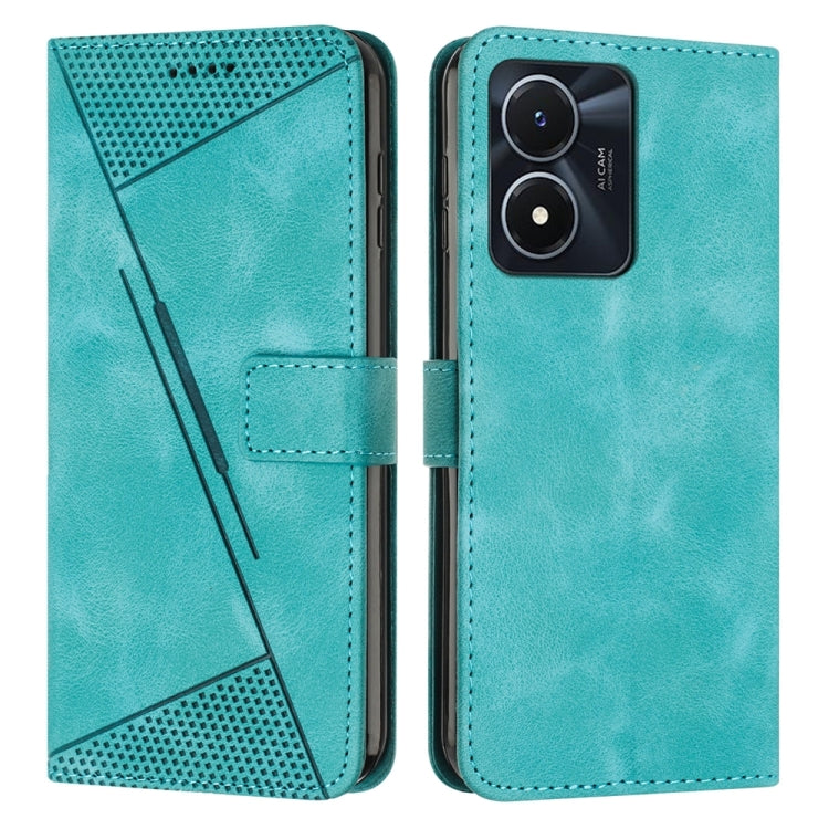 Étui de téléphone en cuir Dream Triangle avec lanière, pour vivo Y15a / Y15s, pour vivo Y21 / Y21s / Y33s, pour vivo Y20 / Y20i, pour vivo Y15 / Y17