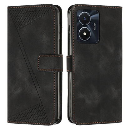 Étui de téléphone en cuir Dream Triangle avec lanière, pour vivo Y15a / Y15s, pour vivo Y21 / Y21s / Y33s, pour vivo Y20 / Y20i, pour vivo Y15 / Y17