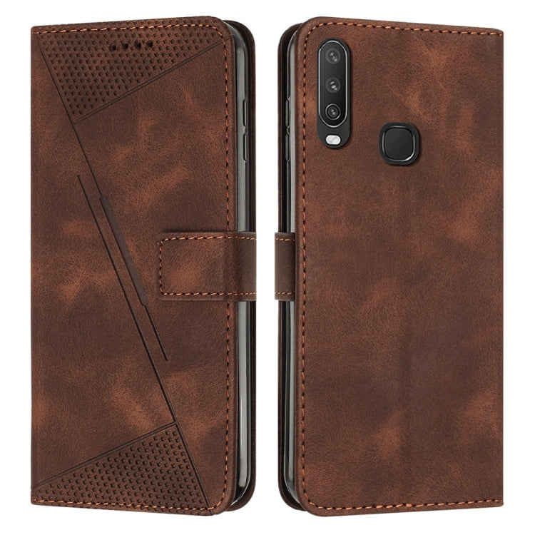 Dream Triangle Leather Phone Case with Lanyard, For vivo Y15a / Y15s, For vivo Y21 / Y21s / Y33s, For vivo Y20 / Y20i, For vivo Y15 / Y17