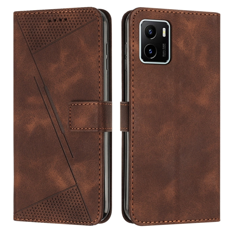 Étui de téléphone en cuir Dream Triangle avec lanière, pour vivo Y15a / Y15s, pour vivo Y21 / Y21s / Y33s, pour vivo Y20 / Y20i, pour vivo Y15 / Y17