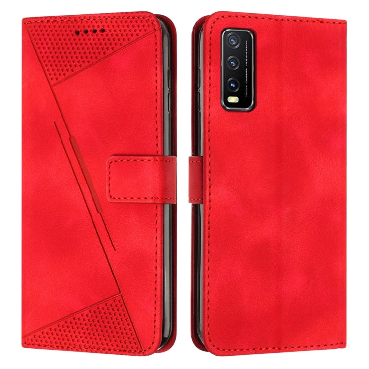 Étui de téléphone en cuir Dream Triangle avec lanière, pour vivo Y15a / Y15s, pour vivo Y21 / Y21s / Y33s, pour vivo Y20 / Y20i, pour vivo Y15 / Y17