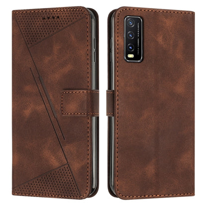 Étui de téléphone en cuir Dream Triangle avec lanière, pour vivo Y15a / Y15s, pour vivo Y21 / Y21s / Y33s, pour vivo Y20 / Y20i, pour vivo Y15 / Y17