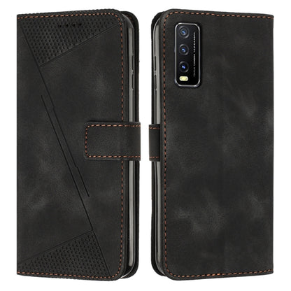Étui de téléphone en cuir Dream Triangle avec lanière, pour vivo Y15a / Y15s, pour vivo Y21 / Y21s / Y33s, pour vivo Y20 / Y20i, pour vivo Y15 / Y17