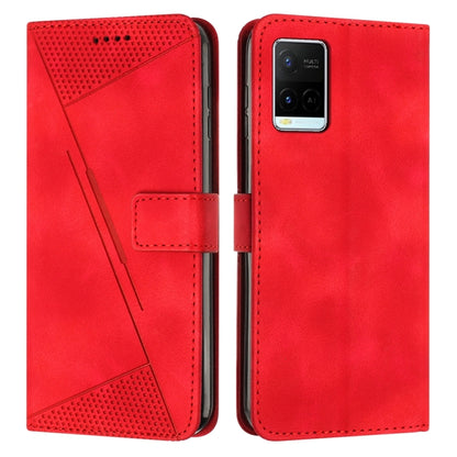 Étui de téléphone en cuir Dream Triangle avec lanière, pour vivo Y15a / Y15s, pour vivo Y21 / Y21s / Y33s, pour vivo Y20 / Y20i, pour vivo Y15 / Y17