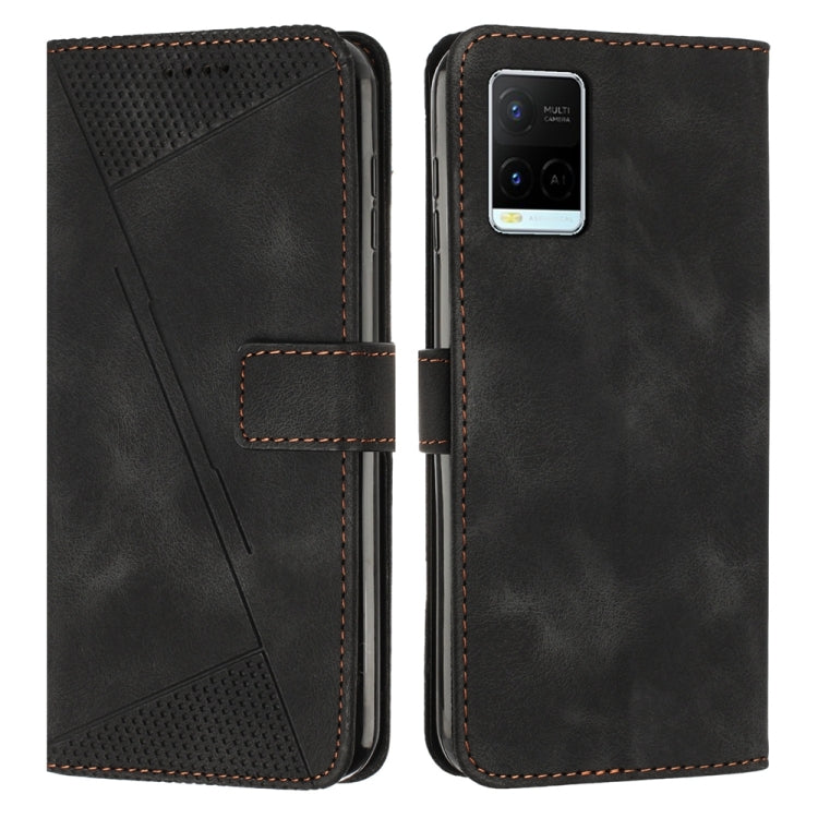 Étui de téléphone en cuir Dream Triangle avec lanière, pour vivo Y15a / Y15s, pour vivo Y21 / Y21s / Y33s, pour vivo Y20 / Y20i, pour vivo Y15 / Y17