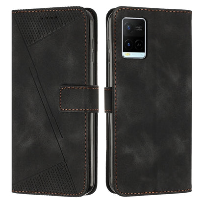 Étui de téléphone en cuir Dream Triangle avec lanière, pour vivo Y15a / Y15s, pour vivo Y21 / Y21s / Y33s, pour vivo Y20 / Y20i, pour vivo Y15 / Y17