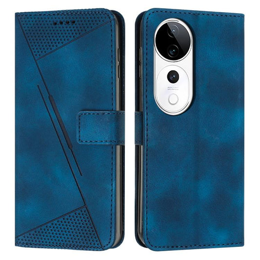Dream Triangle Leather Phone Case with Lanyard, For vivo V40 / V40 Pro / T3 Ultra, For vivo Y28 4G, For vivo Y03 / Y18 / Y18e, For vivo Y38 5G, For vivo V30e, For vivo Y100 IDN, For vivo S18 / S18 Pro, For vivo Y200, For vivo Y17s, For vivo Y36        ...
