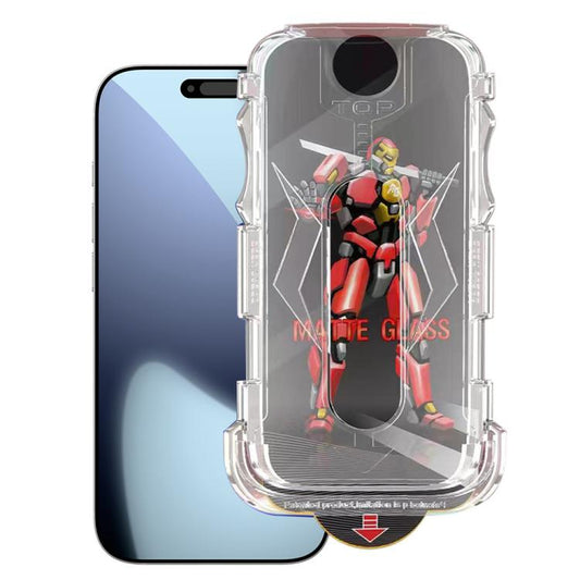 Easy Install Matte Armor Tempered Glass Film, For iPhone 18 Pro / 17 Pro, For iPhone 18 Pro Max / 17 Pro Max, For iPhone 17e / 16e, For iPhone 17, For iPhone Air, For iPhone 16 Pro Max, For iPhone 16 Pro, For iPhone 16 Plus, For iPhone 16              ...