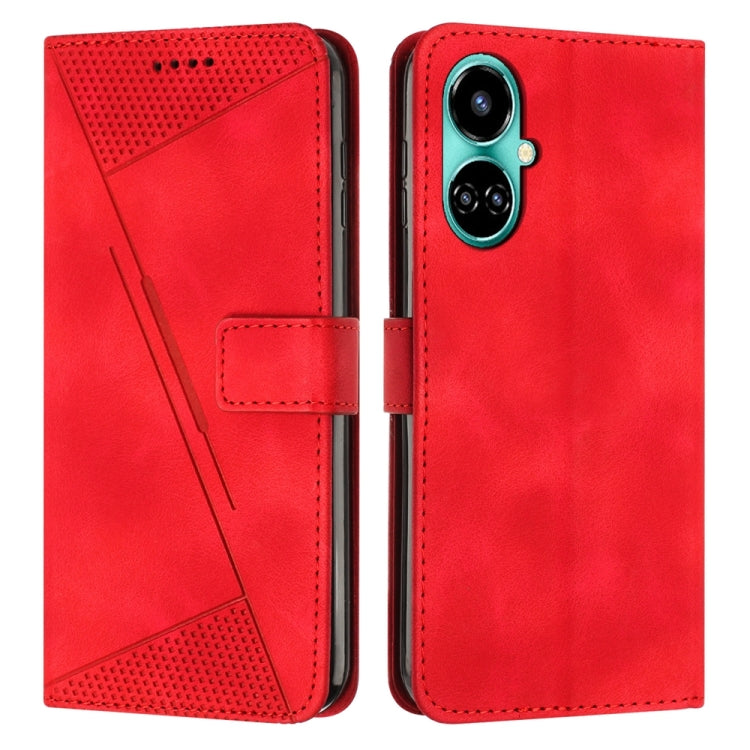 Dream Triangle Leather Phone Case with Lanyard, For Tecno Camon 30 Pro 5G, For Tecno Camon 30 4G / 5G, For Tecno Pova 6 Pro, For Tecno Pova Neo 3, For Tecno Pova 5, For Tecno Camon 20 Premier, For Tecno Camon 20 Pro 5G, For Tecno Camon 20 / 20 Pro 4G��...