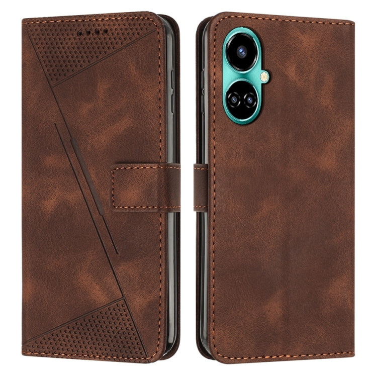 Dream Triangle Leather Phone Case with Lanyard, For Tecno Camon 30 Pro 5G, For Tecno Camon 30 4G / 5G, For Tecno Pova 6 Pro, For Tecno Pova Neo 3, For Tecno Pova 5, For Tecno Camon 20 Premier, For Tecno Camon 20 Pro 5G, For Tecno Camon 20 / 20 Pro 4G��...