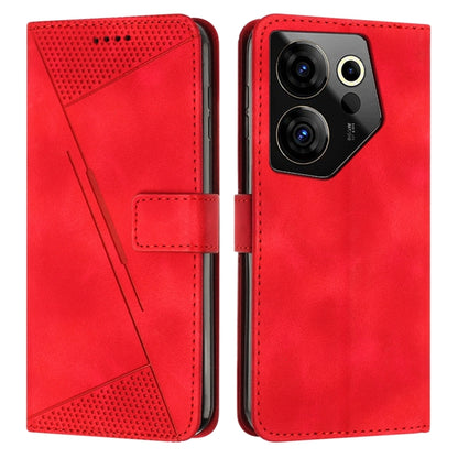 Dream Triangle Leather Phone Case with Lanyard, For Tecno Camon 30 Pro 5G, For Tecno Camon 30 4G / 5G, For Tecno Pova 6 Pro, For Tecno Pova Neo 3, For Tecno Pova 5, For Tecno Camon 20 Premier, For Tecno Camon 20 Pro 5G, For Tecno Camon 20 / 20 Pro 4G��...