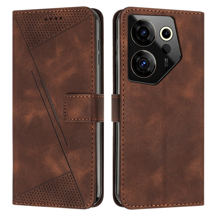 Dream Triangle Leather Phone Case with Lanyard, For Tecno Camon 30 Pro 5G, For Tecno Camon 30 4G / 5G, For Tecno Pova 6 Pro, For Tecno Pova Neo 3, For Tecno Pova 5, For Tecno Camon 20 Premier, For Tecno Camon 20 Pro 5G, For Tecno Camon 20 / 20 Pro 4G��...