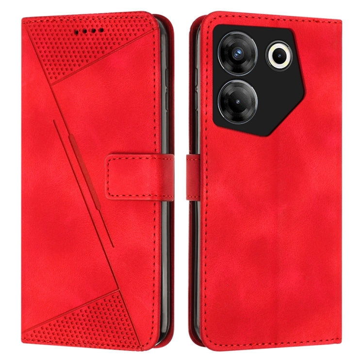 Dream Triangle Leather Phone Case with Lanyard, For Tecno Camon 20 Pro 5G, For Tecno Camon 20 / 20 Pro 4G, For Tecno Spark 10 5G, For Tecno Spark 10 / 10C, For Tecno Spark Go 2023, For Tecno Spark 10 Pro, For Tecno Pova 4 Pro, For Tecno Pova 4         ...