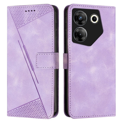 Dream Triangle Leather Phone Case with Lanyard, For Tecno Camon 20 Pro 5G, For Tecno Camon 20 / 20 Pro 4G, For Tecno Spark 10 5G, For Tecno Spark 10 / 10C, For Tecno Spark Go 2023, For Tecno Spark 10 Pro, For Tecno Pova 4 Pro, For Tecno Pova 4         ...