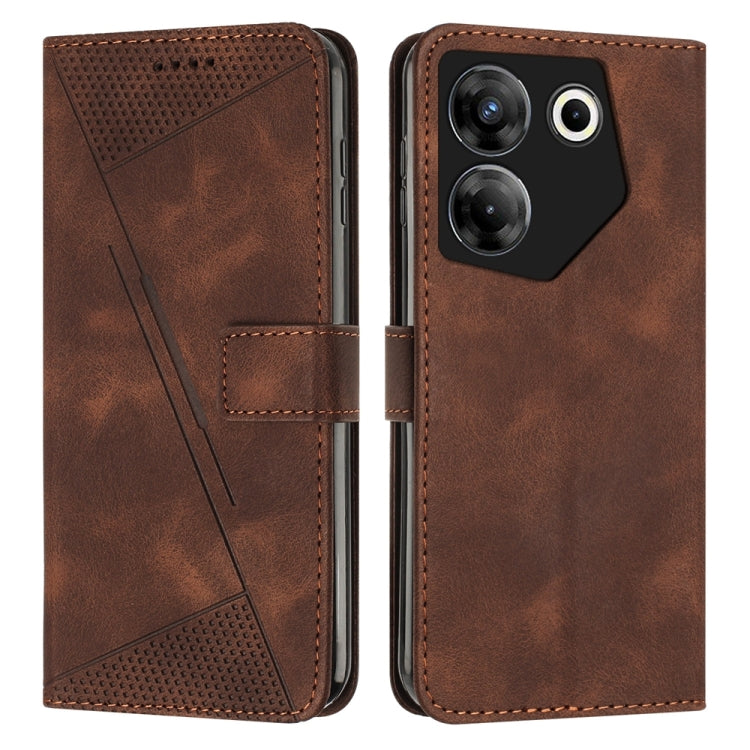 Dream Triangle Leather Phone Case with Lanyard, For Tecno Camon 30 Pro 5G, For Tecno Camon 30 4G / 5G, For Tecno Pova 6 Pro, For Tecno Pova Neo 3, For Tecno Pova 5, For Tecno Camon 20 Premier, For Tecno Camon 20 Pro 5G, For Tecno Camon 20 / 20 Pro 4G��...