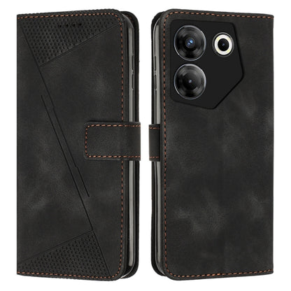 Dream Triangle Leather Phone Case with Lanyard, For Tecno Camon 30 Pro 5G, For Tecno Camon 30 4G / 5G, For Tecno Pova 6 Pro, For Tecno Pova Neo 3, For Tecno Pova 5, For Tecno Camon 20 Premier, For Tecno Camon 20 Pro 5G, For Tecno Camon 20 / 20 Pro 4G��...