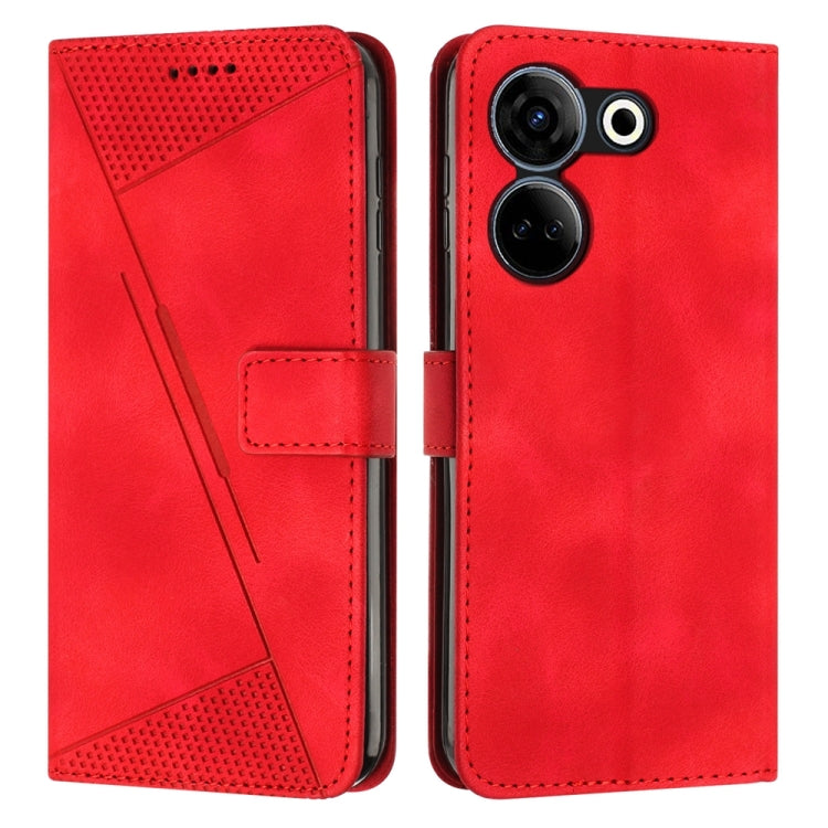 Dream Triangle Leather Phone Case with Lanyard, For Tecno Camon 20 / 20 Pro 4G, For Tecno Spark 10 5G, For Tecno Spark 10 / 10C, For Tecno Spark Go 2023, For Tecno Spark 10 Pro, For Tecno Pova 4 Pro, For Tecno Pova 4, For Tecno Pova Neo 2              ...