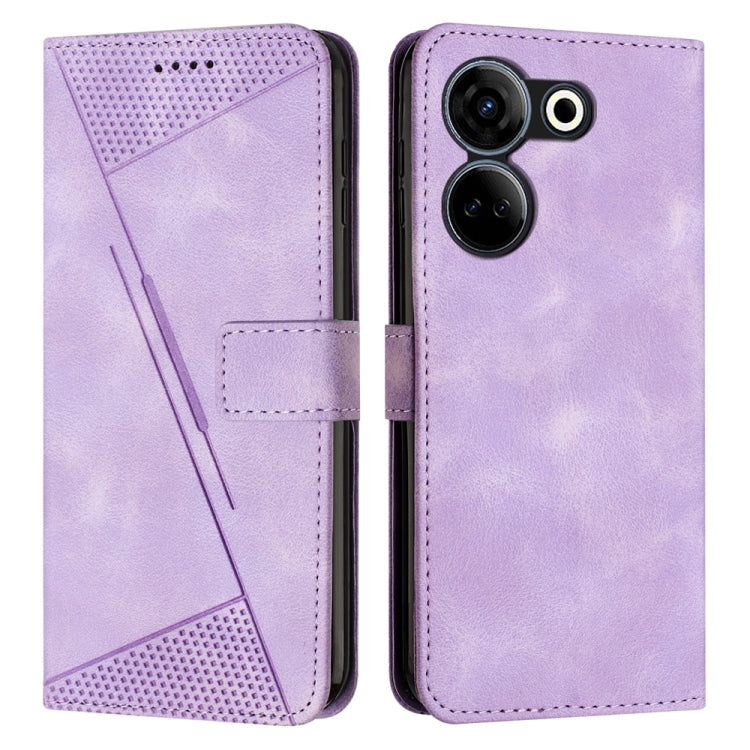 Dream Triangle Leather Phone Case with Lanyard, For Tecno Camon 30 Pro 5G, For Tecno Camon 30 4G / 5G, For Tecno Pova 6 Pro, For Tecno Pova Neo 3, For Tecno Pova 5, For Tecno Camon 20 Premier, For Tecno Camon 20 Pro 5G, For Tecno Camon 20 / 20 Pro 4G��...