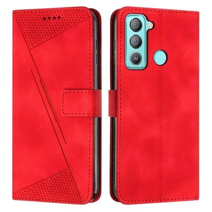 Dream Triangle Leather Phone Case with Lanyard, For Tecno Pova 3, For Tecno Spark Go 2022, For Tecno Pova Neo, For Tecno Pop 5 LTE, For Tecno Pova 2, For Tecno Spark Go 2020