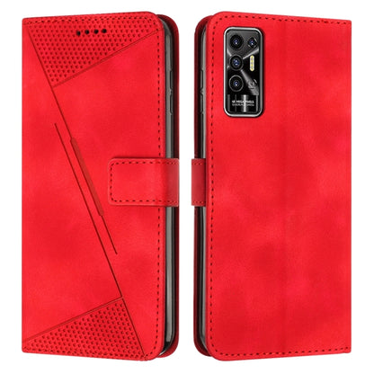 Dream Triangle Leather Phone Case with Lanyard, For Tecno Pova 3, For Tecno Spark Go 2022, For Tecno Pova Neo, For Tecno Pop 5 LTE, For Tecno Pova 2, For Tecno Spark Go 2020