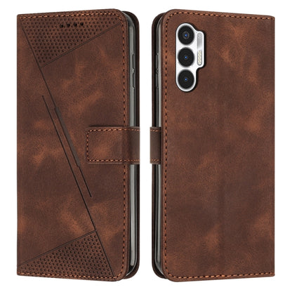 Dream Triangle Leather Phone Case with Lanyard, For Tecno Pova 3, For Tecno Spark Go 2022, For Tecno Pova Neo, For Tecno Pop 5 LTE, For Tecno Pova 2, For Tecno Spark Go 2020