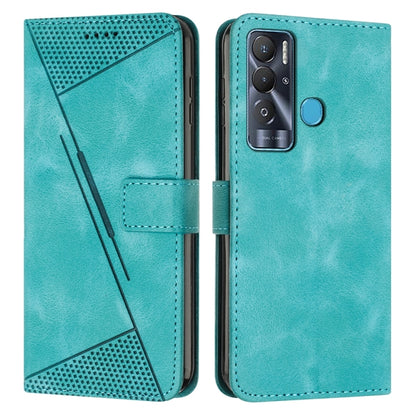 Dream Triangle Leather Phone Case with Lanyard, For Tecno Pova 3, For Tecno Spark Go 2022, For Tecno Pova Neo, For Tecno Pop 5 LTE, For Tecno Pova 2, For Tecno Spark Go 2020