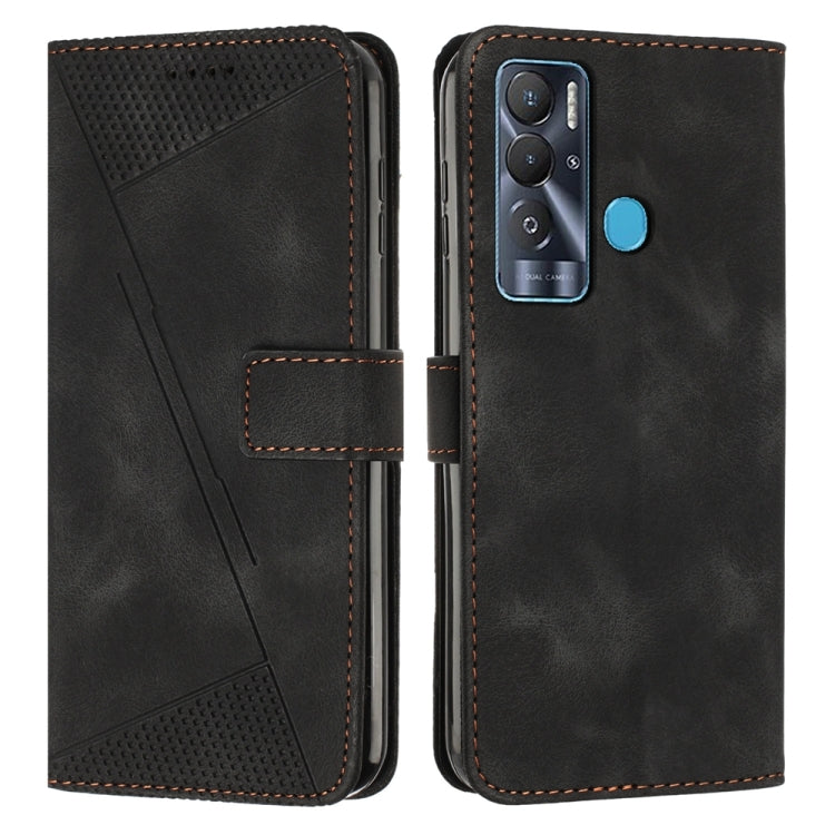 Dream Triangle Leather Phone Case with Lanyard, For Tecno Pova 3, For Tecno Spark Go 2022, For Tecno Pova Neo, For Tecno Pop 5 LTE, For Tecno Pova 2, For Tecno Spark Go 2020