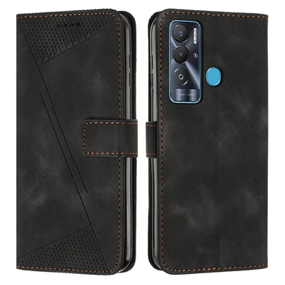 Dream Triangle Leather Phone Case with Lanyard, For Tecno Pova 3, For Tecno Spark Go 2022, For Tecno Pova Neo, For Tecno Pop 5 LTE, For Tecno Pova 2, For Tecno Spark Go 2020