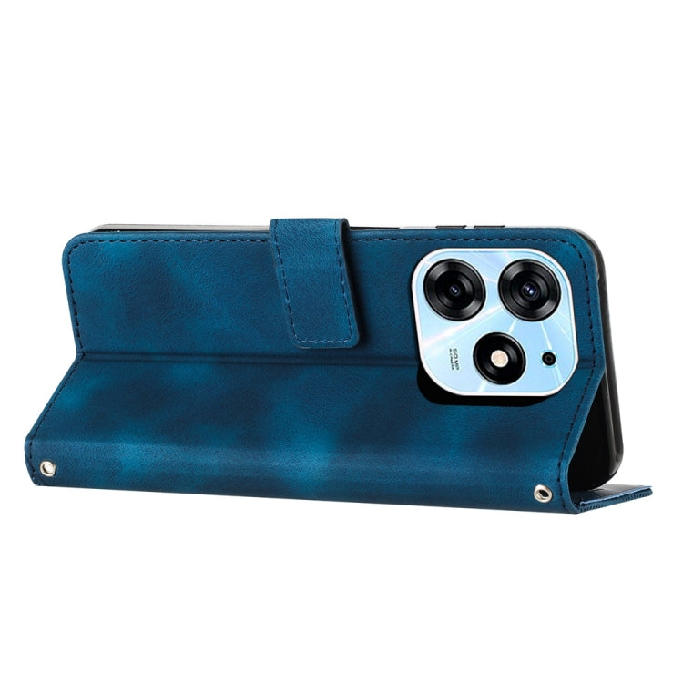 Dream Triangle Leather Phone Case with Lanyard