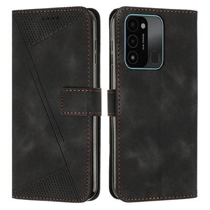 Dream Triangle Leather Phone Case with Lanyard, For Tecno Pova 3, For Tecno Spark Go 2022, For Tecno Pova Neo, For Tecno Pop 5 LTE, For Tecno Pova 2, For Tecno Spark Go 2020