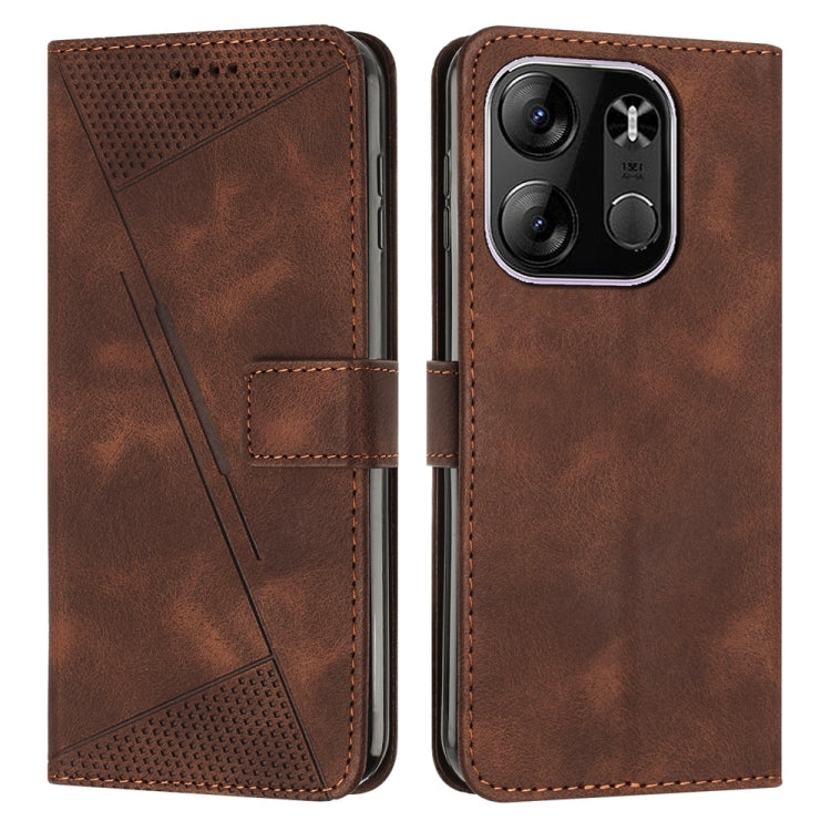 Dream Triangle Leather Phone Case with Lanyard, For Tecno Camon 30 Pro 5G, For Tecno Camon 30 4G / 5G, For Tecno Pova 6 Pro, For Tecno Pova Neo 3, For Tecno Pova 5, For Tecno Camon 20 Premier, For Tecno Camon 20 Pro 5G, For Tecno Camon 20 / 20 Pro 4G��...