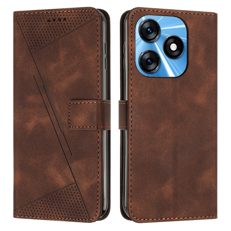 Dream Triangle Leather Phone Case with Lanyard, For Tecno Camon 30 Pro 5G, For Tecno Camon 30 4G / 5G, For Tecno Pova 6 Pro, For Tecno Pova Neo 3, For Tecno Pova 5, For Tecno Camon 20 Premier, For Tecno Camon 20 Pro 5G, For Tecno Camon 20 / 20 Pro 4G��...