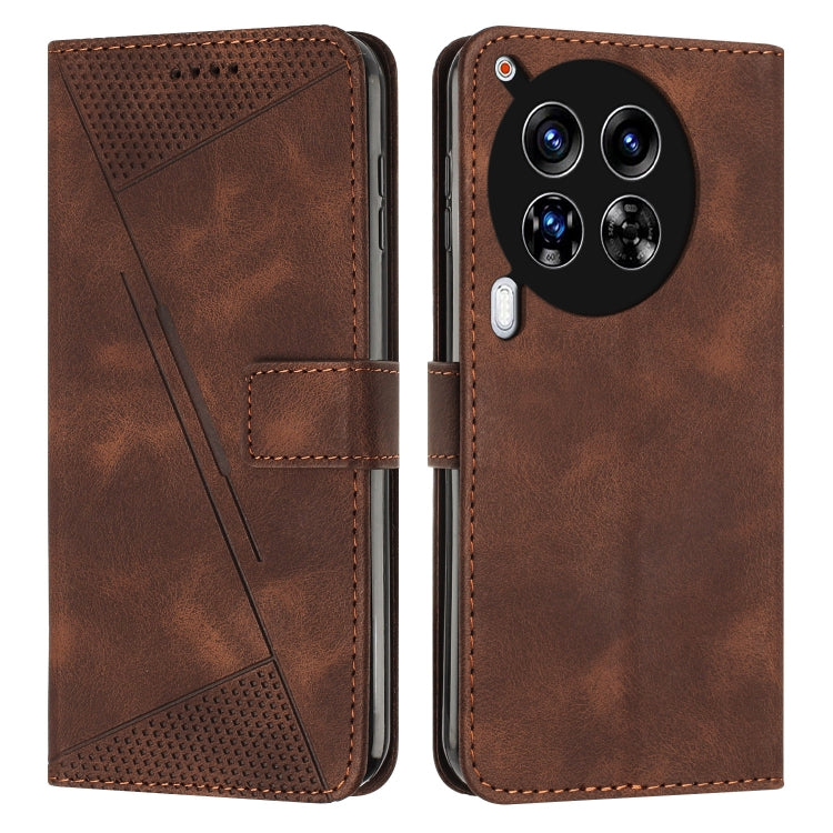 Dream Triangle Leather Phone Case with Lanyard, For Tecno Spark 40C, For Tecno Spark 40 Pro+ 4G, For Tecno Spark 40 Pro 4G, For Tecno Spark 40 4G, For Tecno Pova 7 4G, For Tecno Camon 40 Pro 4G, For Tecno Camon 40 Premier, For Tecno Camon 40 4G��������...