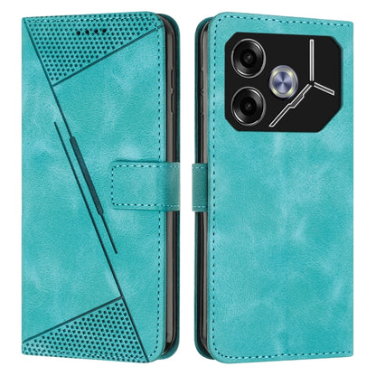 Dream Triangle Leather Phone Case with Lanyard, For Tecno Spark 40C, For Tecno Spark 40 Pro+ 4G, For Tecno Spark 40 Pro 4G, For Tecno Spark 40 4G, For Tecno Pova 7 4G, For Tecno Camon 40 Pro 4G, For Tecno Camon 40 Premier, For Tecno Camon 40 4G��������...
